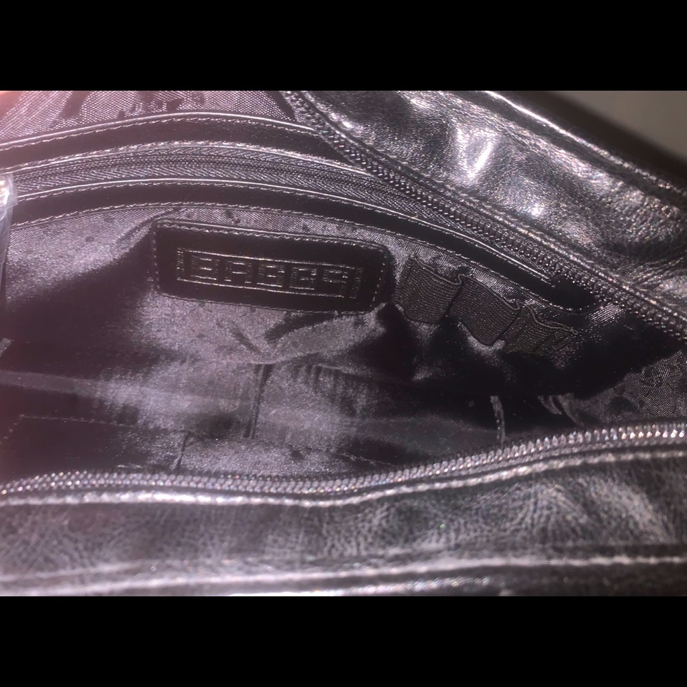 Black Leather Alligator Purse by Baggs (New)
